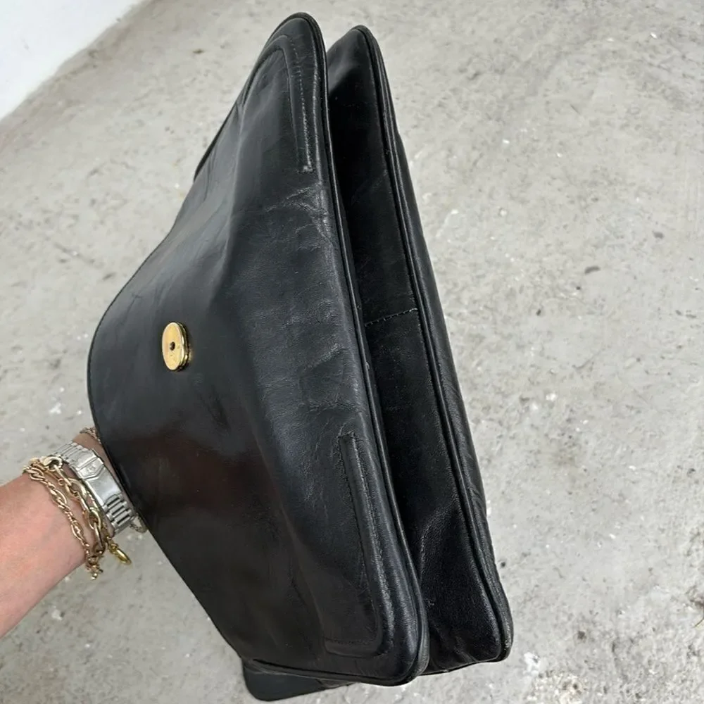 Birdies envelope leather clutch